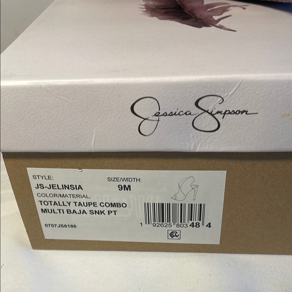 Jessica Simpson JD- JELI SIA Peep Toe Heels - Picture 7 of 7